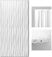 Art3d White Large PVC 3D Wall Panels for Interior Wall Décor, Drop Ceiling Tile 2x4, 3D Textured ...