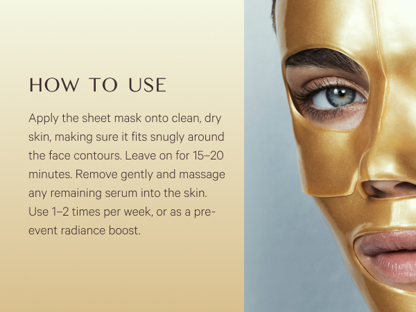 Amazon.com: Hydra-Lift Gold Face Mask Pack of 5 - Hydrogel