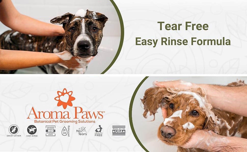 AROMA PAWS OLIVE OIL SHAMPOO & CONDITIONER