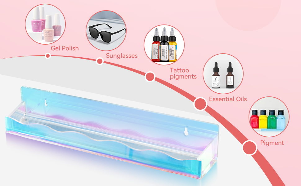 nail polish wall organizer, gel polish organizer