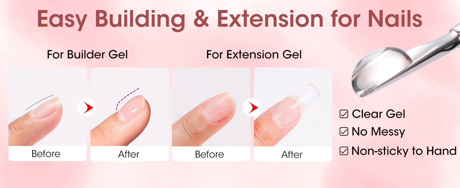 solid builder gel for nails 3d gel