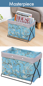 Amazon.com: ASTRO Collapsible Magazine Rack Holder, Floor Bedroom