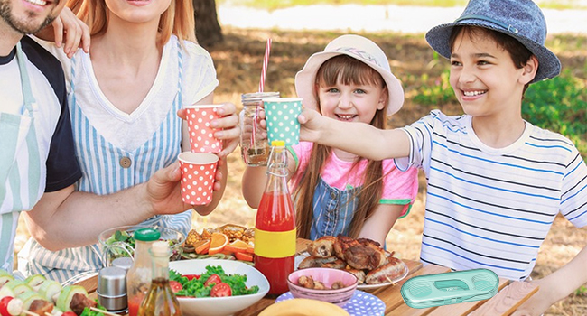 10 Pack Flosser Dispenser Dental Floss Case