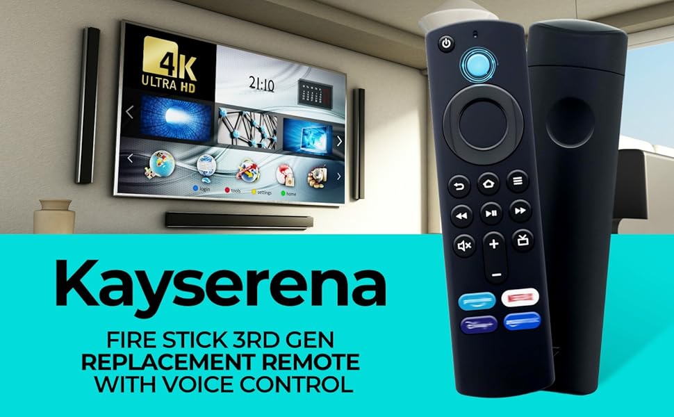 Kayserena Fire Stick Remote Replacement