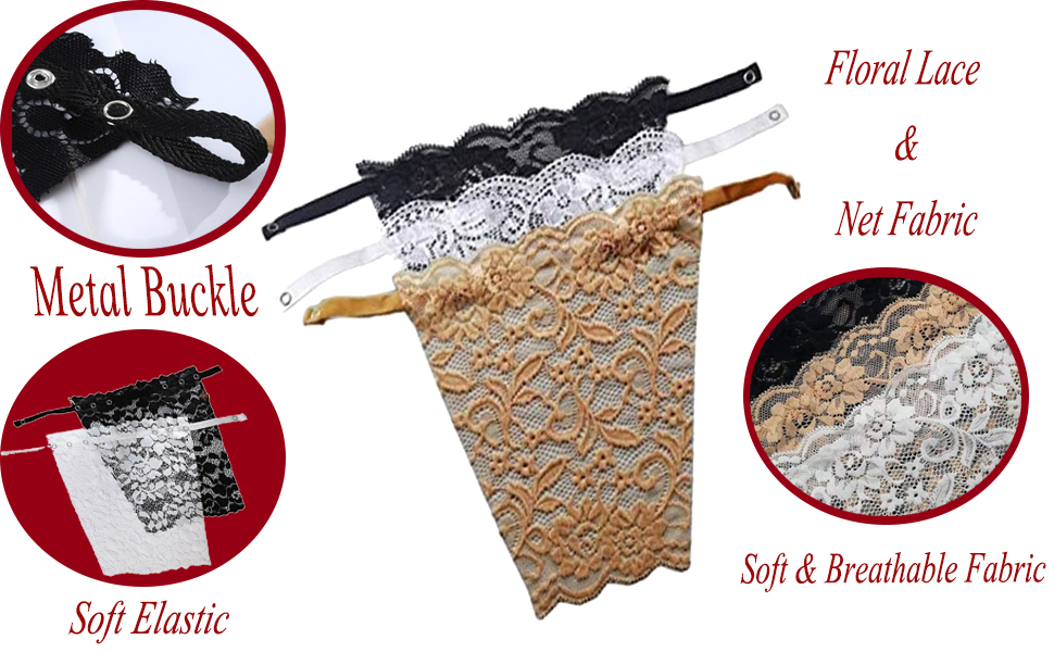 Buy FIMS Fashion is my style Cotton Clipon Mock Lace Camisole for