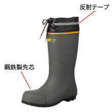 なそさん専用 オカモト スパイク長靴 ブルー SS : 工具計画 プロツール