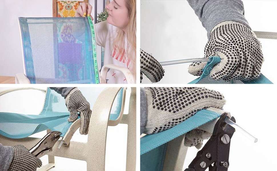 25 FT Vinyl 3/16 Outdoor Chair Spline, Sling Chair Spline