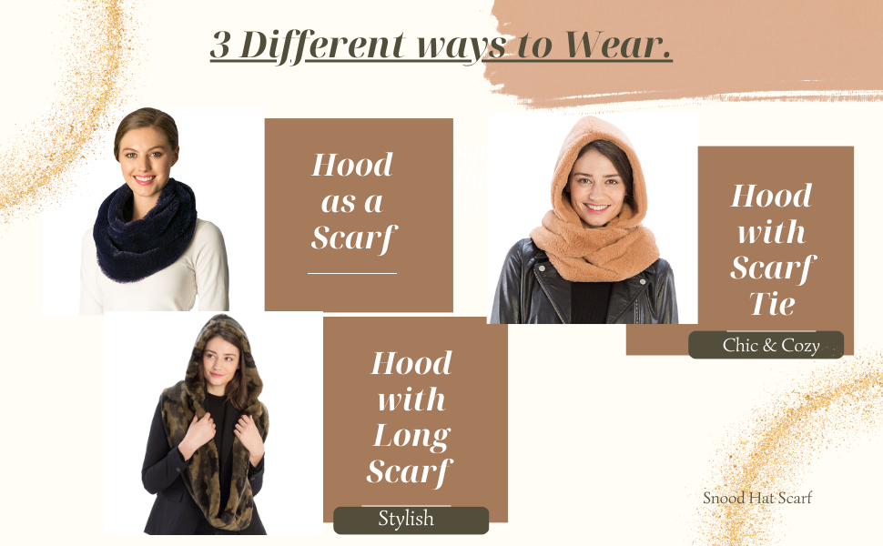 Fashion 21 Women's Soft Faux Fur Infinity Scarf & Infinity