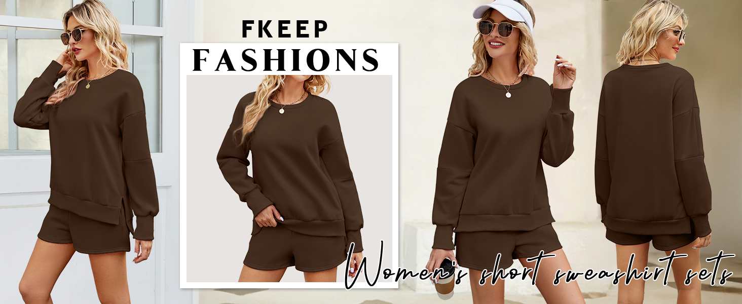 Women 2 Piece Outfits Sweatsuit Oversized