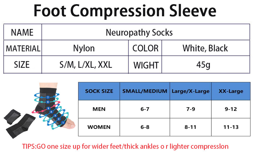 neuropathy pain for feet socks
