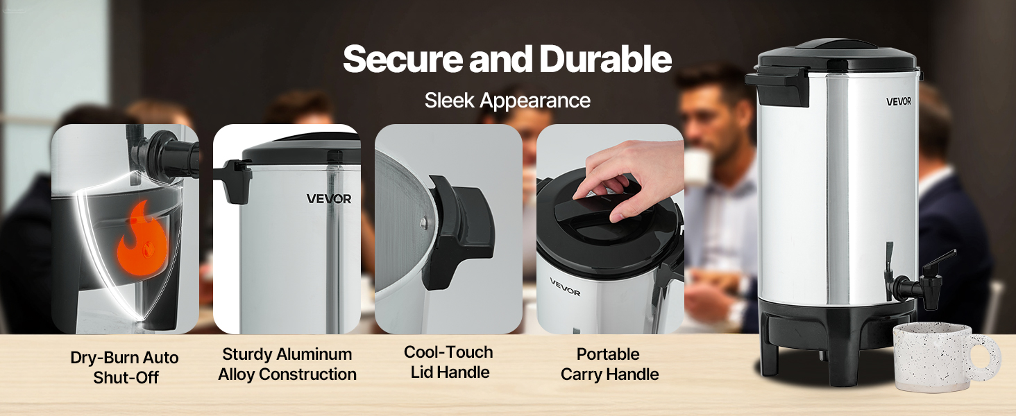 Commercial coffee urn