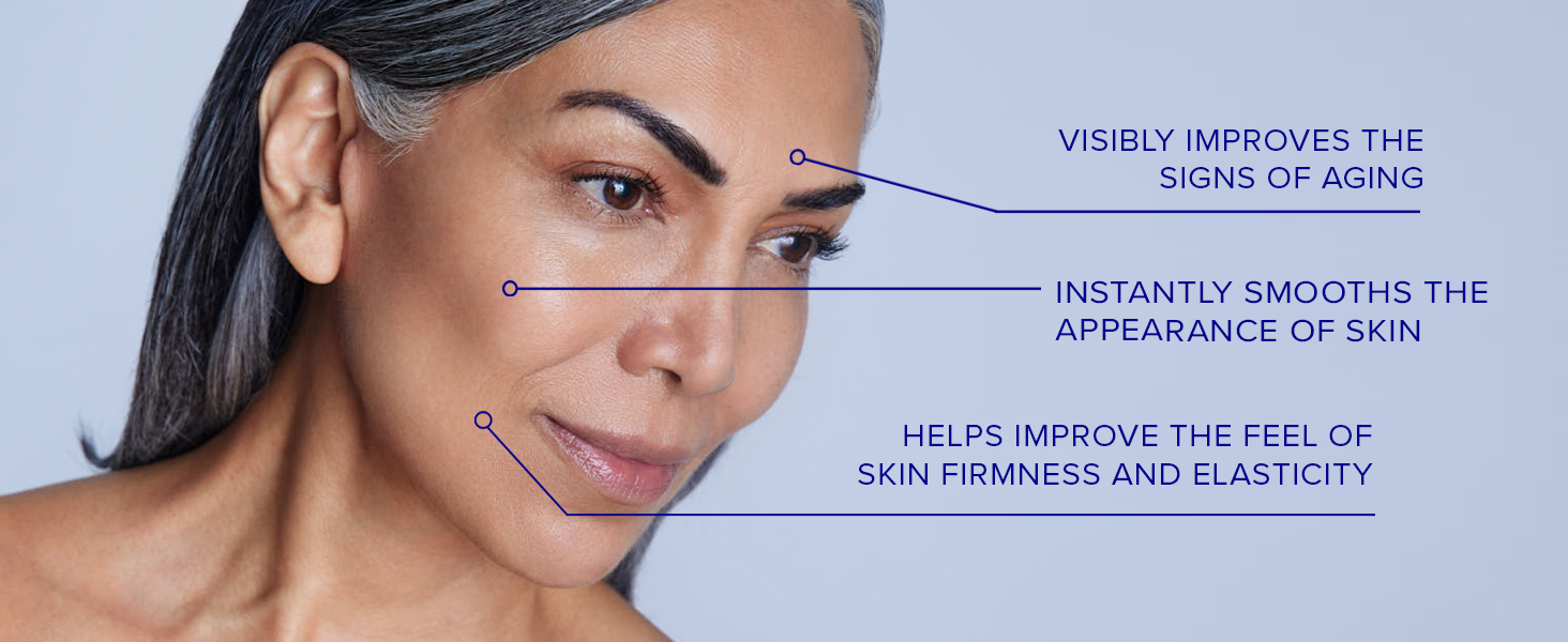 visibly improves signs aging smooths skin improve firmess elasticity