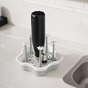 Slim Neck Bottle on Rack