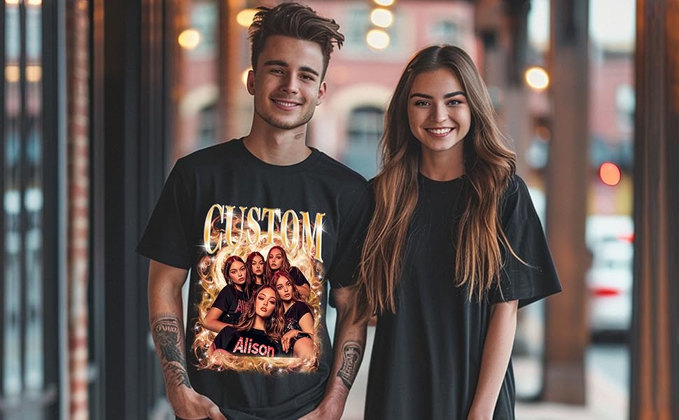 Custom tee shirts personalized photo picture for men woman novelty t-shirts,create your own shirt