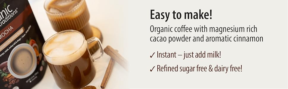 organic traditions mocha mushroom coffee