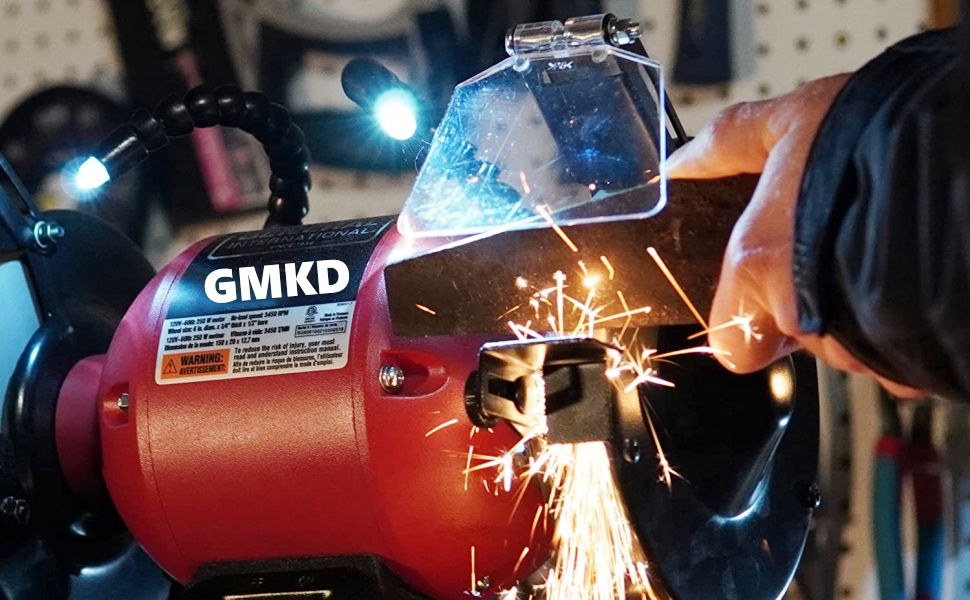 GMKD Bench Grinder Eye Shield, 2 Pieces Bench Grinder Eyeshield