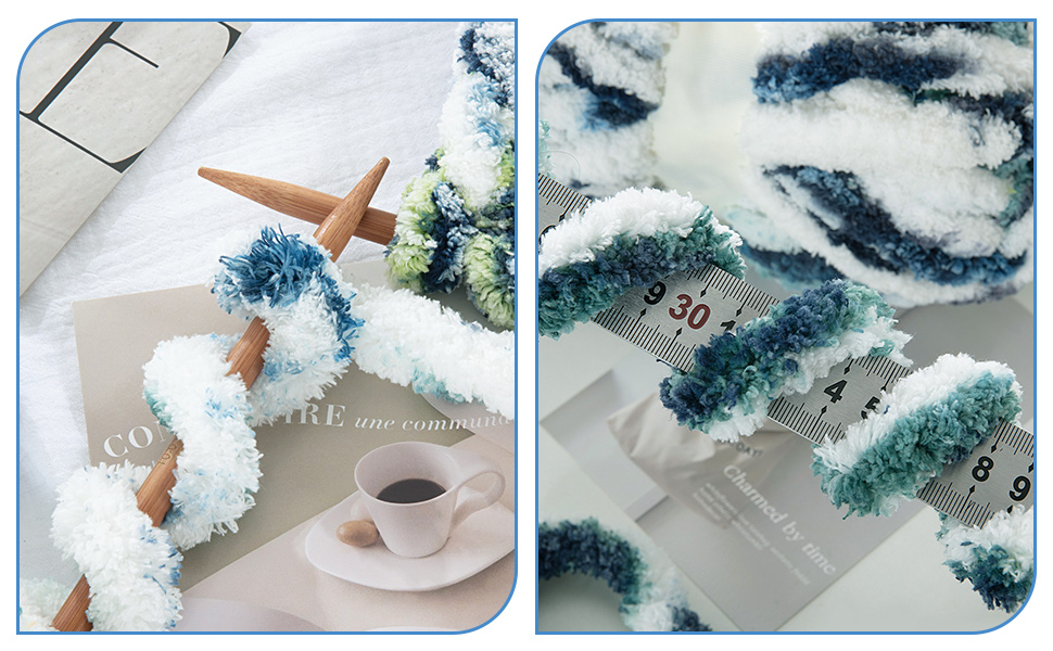 HOMBYS Super Bulky Giant Thick Yarn for Hand Knitting and Crocheting, Big Soft Plush Yarn for Chunky Blanket, Tie-Dye E3e7119d 9268 4edd Bd14 2e2deed46855. CR0,0,970,600 PT0 SX970 V1