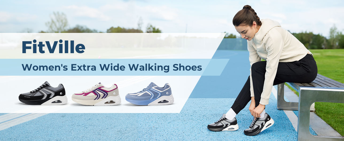 wide walking shoes for women