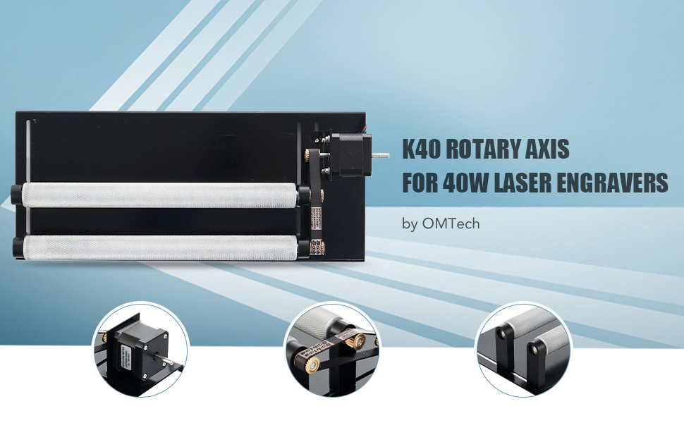 OMTech 40W Laser Engraver, 200x300mm Desktop K40 Laser Engraving with
