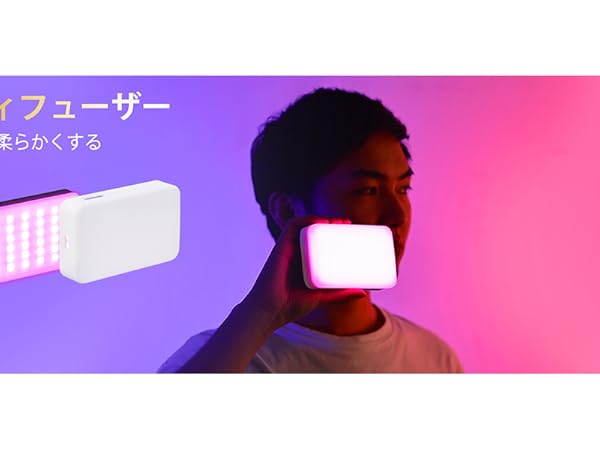 RGBビデオライト 20種FX | 色温2500K-9000K Amazon.co.jp: VRIG RGB撮影ライト LEDビデオライト 撮影用