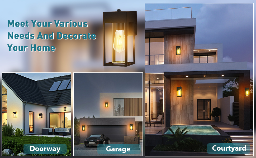 OUTDOOR WALL LIGHTS