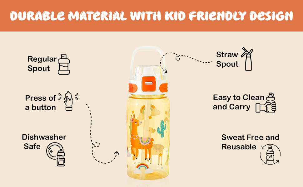 Soft Kids Sipper Water Bottle