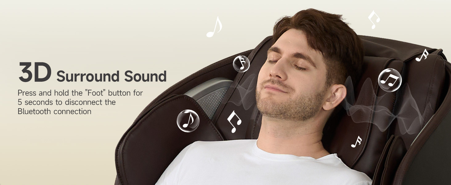 Massage Chair 3D Bluetooth Player