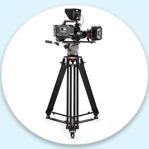High-grade Aluminum Heavy-Duty 150mm Tripod Stand with Spreader 