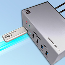 ドッキングステーション　TUNEWEAR ALMIGHTY DOCK CX1 Amazon | TUNEWEAR ALMIGHTY DOCK CX1 17-in-1 USB-Cハブ 最大3