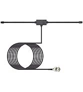Bingfu Police Radio Scanner Antenna 20-1300MHz Adhesive Mount BNC Male Dipole Antenna Vehicle Ham...