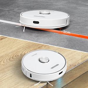 ULTENIC T10 - Robot Vacuum Cleaner With Mop - Self-empty Base - 3000Pa - Laser Navigation - Wi-Fi Connected/App Control 19 Robotic Vacuum Cleaner Obstacle climbing ability and Anti-drop Sensor