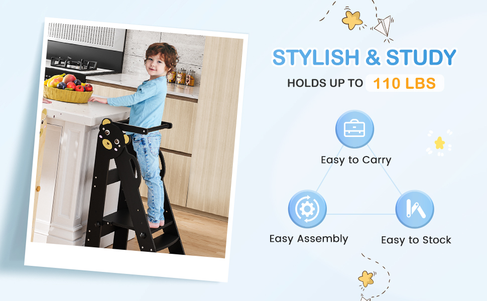 Foldable Toddler Tower