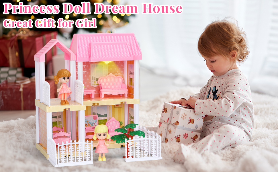 Doll House Dream House for Girls 3 4 5 6 7 8 Year Old Toy