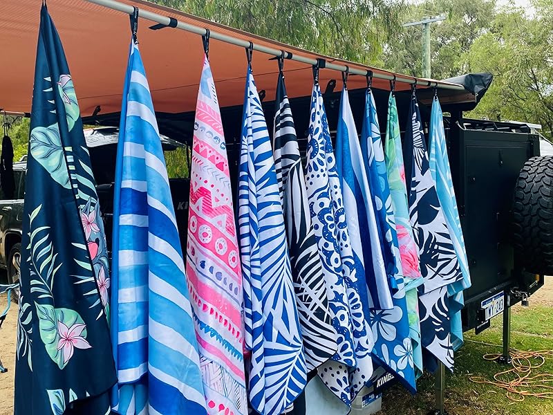 NewLyfe Sand Free Microfiber Beach Towel Quick Dry, 180x90cm