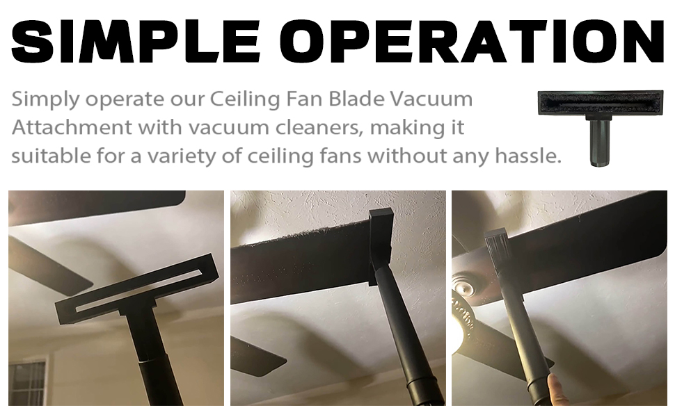 Cleaning Vacuum Cleaner, Ceiling Fan Cleaner Duster with