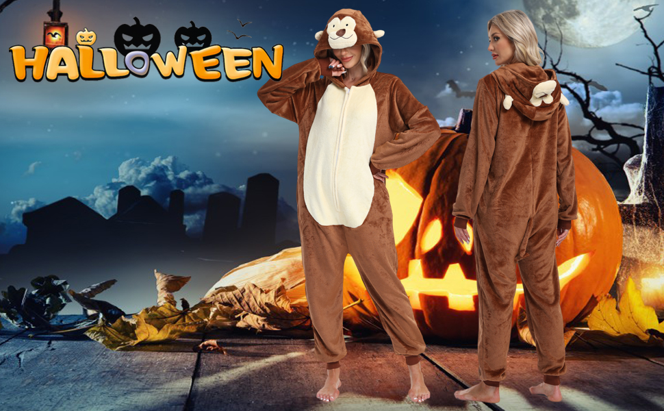 Onesie Pajamas Animal One Piece Cat Costume Halloween Cosplay
