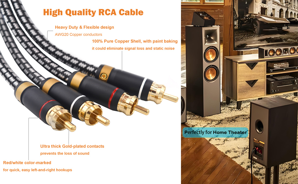 RCA cable high quality