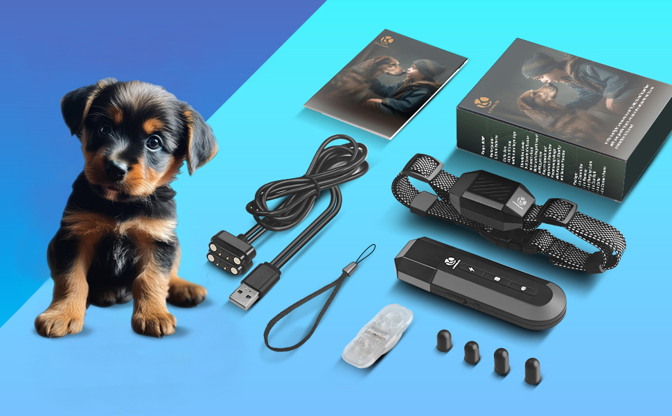 Dog Shock Collar, Electric Rechargeable Dog Training Collar