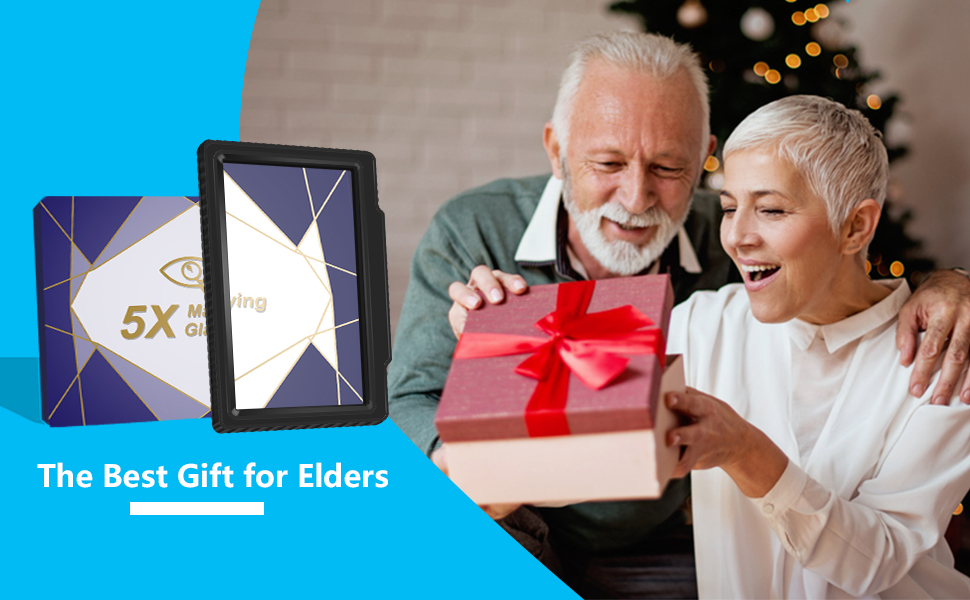 5X FullPage Magnifying Glass for Reading, Large Hand