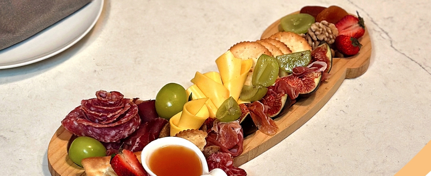 Novelty Large Charcuterie Cheese Board  Aperitif Board Perfect for Storing Cheese Snacks, Sausages