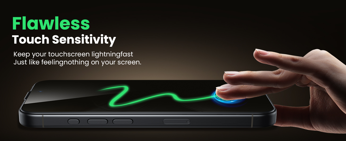 WSKEN for iPhone 13 Privacy Screen Protector [Auto Dust