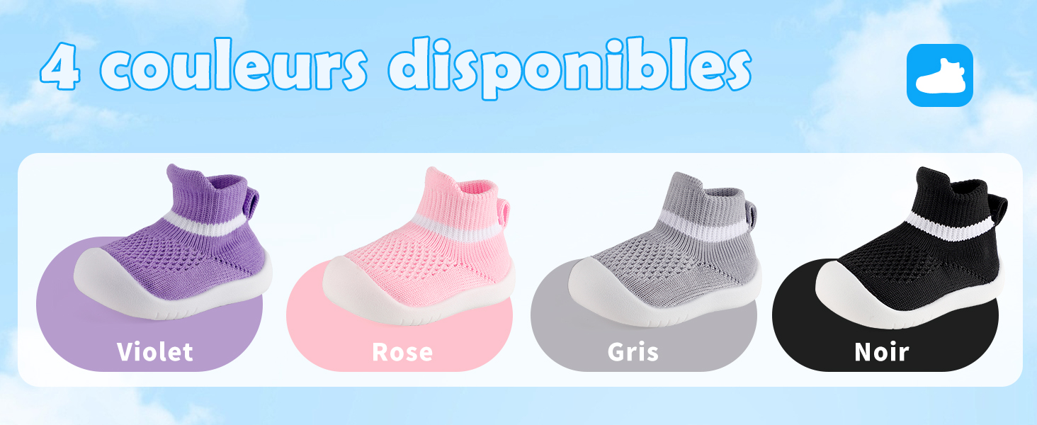 4 couleurs disponibles