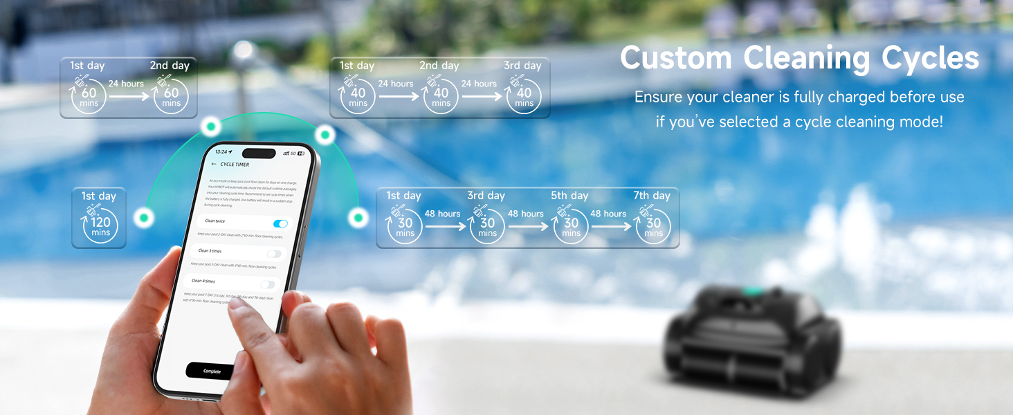 WYBOT C1 Cordless Pool Vacuum