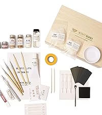 Amazon.co.jp: [KIJIMATSU] 自然素材使用 本格金継ぎセット 純金