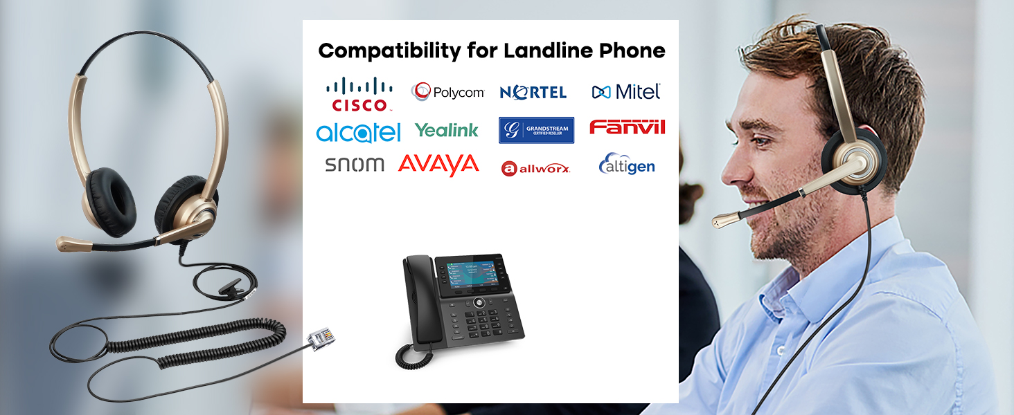 call center office headset 612G
