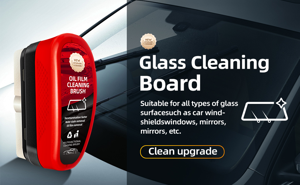 KING OF BIOTIN Automotive Oil Film Cleaning Brush, Car