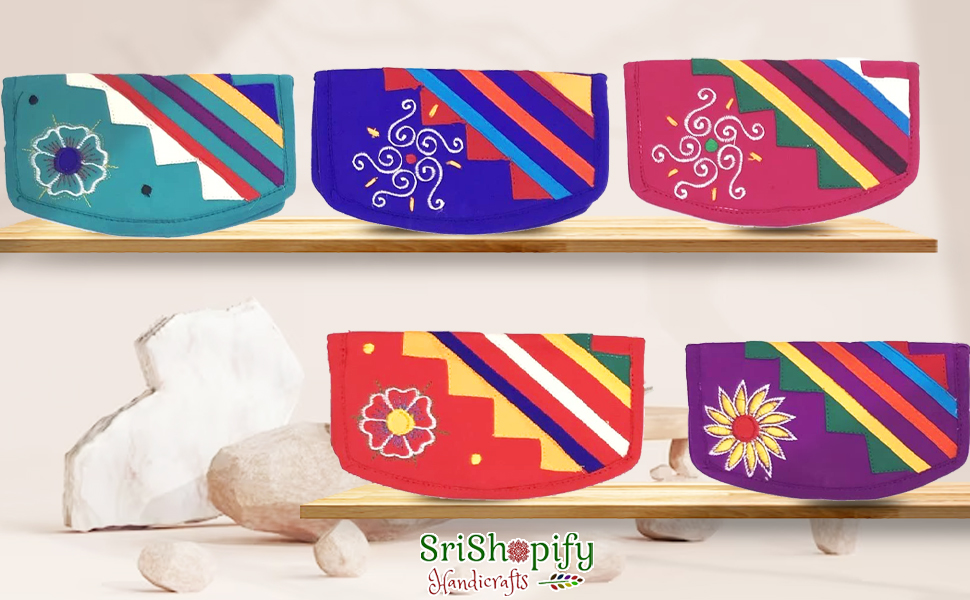 srishopify handicrafts Traditional Combo Purse , SPN-MX9E8