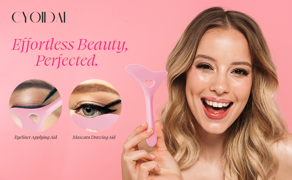 CYOIDAI Eyeliner Stencils, Winged Eyeliner Tool, Mascara