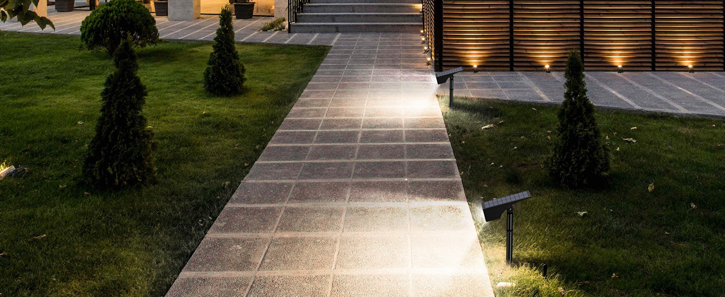 solar spotlights outdoor waterproof