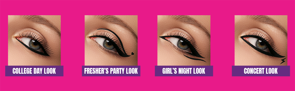 Elle 18 Eye Drama Kajal Shades